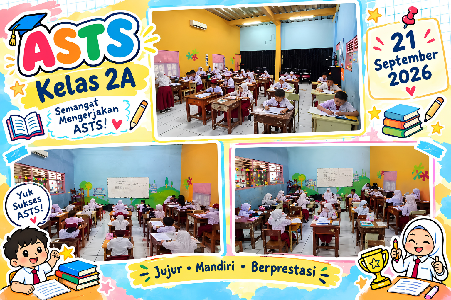 Pelaksanaan Asesmen Sumatif Tengah Semester (ASTS) – Hari 1